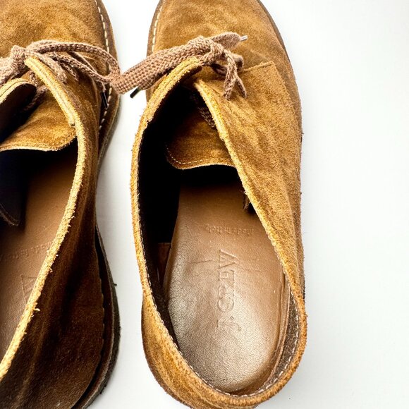 J. Crew Adults' 1990 MacAlister Men's Boots in Brown Italian Suede Sz 12 - Picture 4 of 9